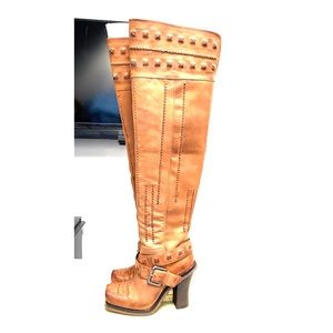 Lisa for Donald J Pliner -Barco Cognac Talco Boots